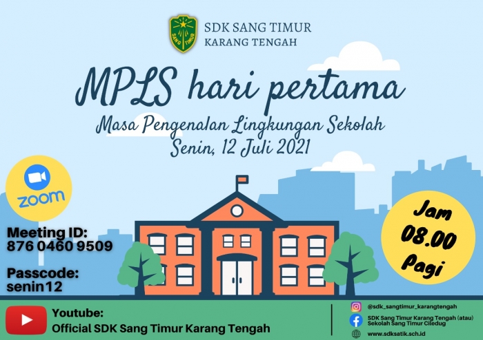 Masa Pengenalan Lingkungan Sekolah Tahun Pelajaran 2021/2022