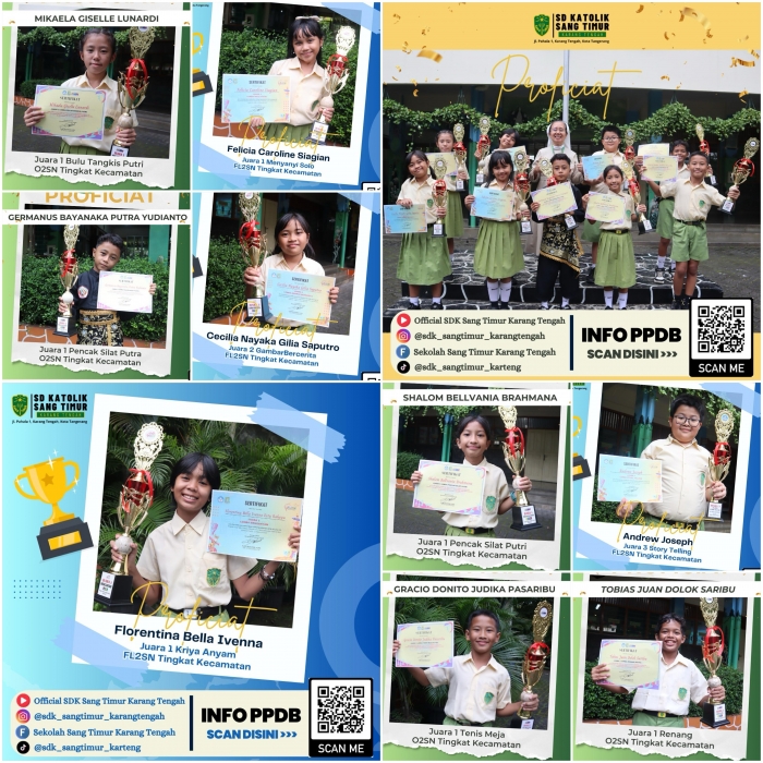 Gemilang di Lomba Berkualitas,  SDK Sang Timur Sabet Juara Umum Berkat Hujan Emas